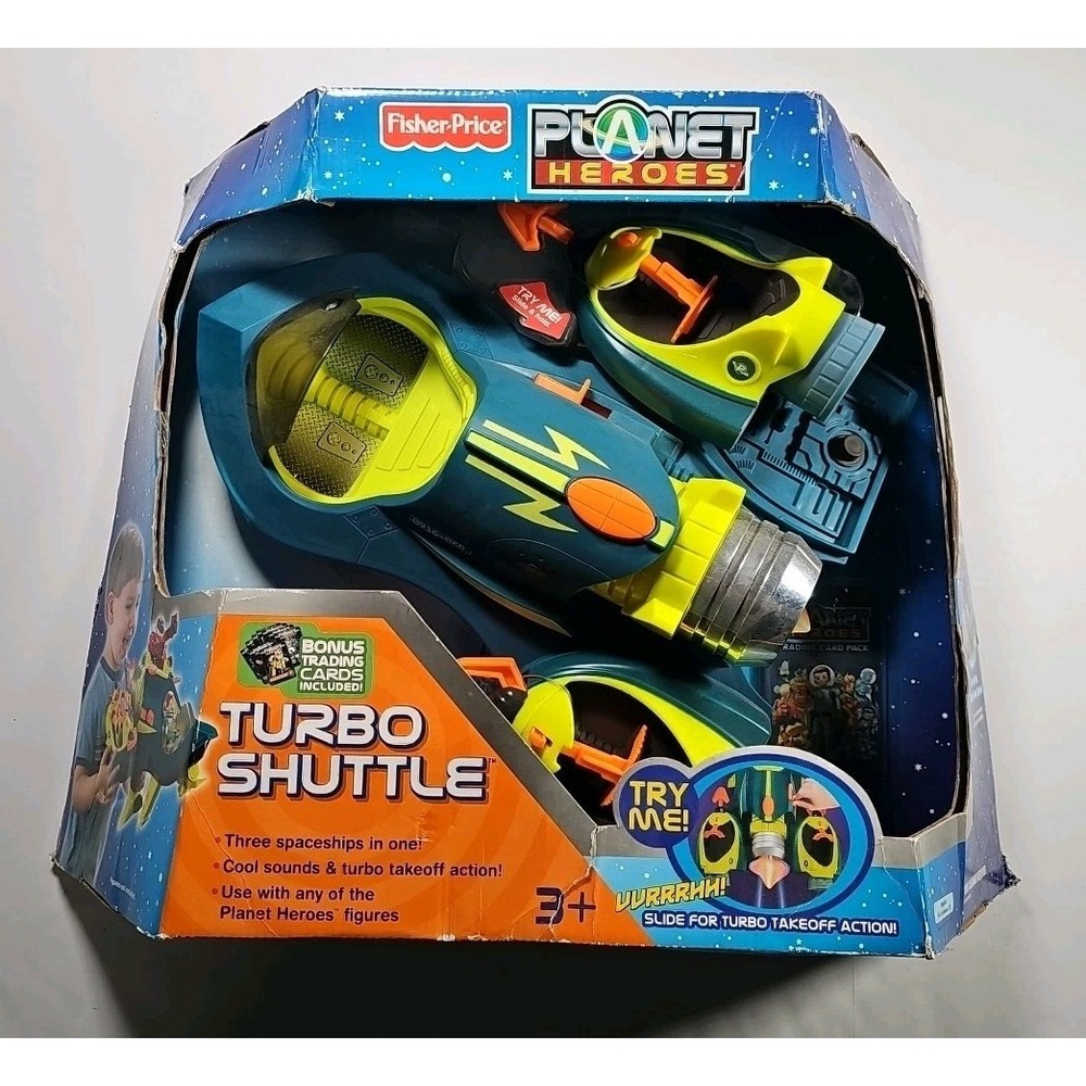 PLANET HEROES TURBO SHUTTLE By Fisher Price -‎ 2007 - NEW